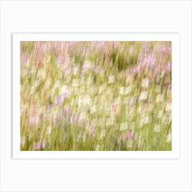 Abstract Blooming Prairie Landscape Art Print