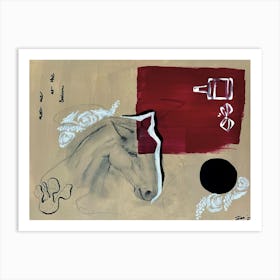 Western Horse Art Print