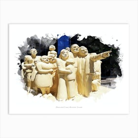 Illuminated Crowd, Montréal, Canada Art Print