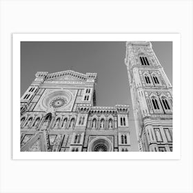 Florence In Black And White 5 Art Print