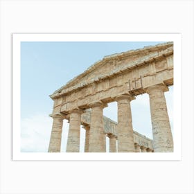 Roman Temple - Sicily, Italy Europe - Ancient Architecture Photography Art Print