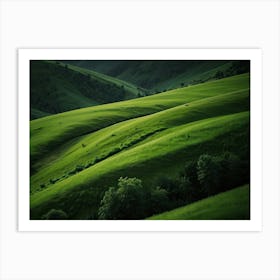 green nature 3 Art Print