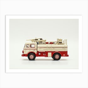 Toy Car Fire Truck 2 Art Print