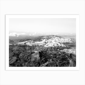 Landscapes Raw 17 Cordillera Blanca (Chile) Art Print