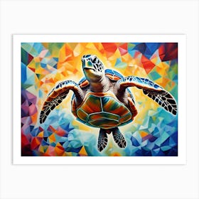 Turtle Painting Art Print