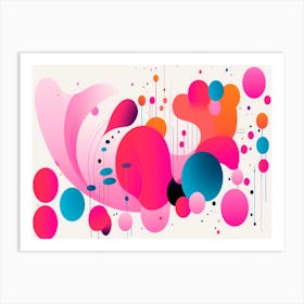 Abstract Abstract Background 1 Art Print