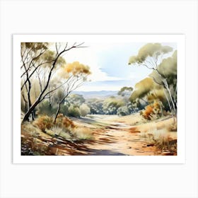 Australian Landscape Painting Art Print