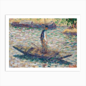 A Fisherman, Georges Seurat Art Print