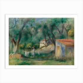 Le Cannet, Pierre Auguste Renoir Art Print