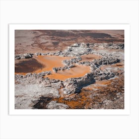 Muddy Hot Spring Art Print