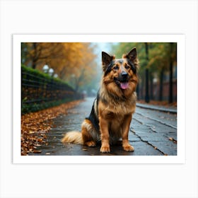 German Shepherd Dog Art Print