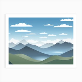 Mountain Landscape 5 Art Print