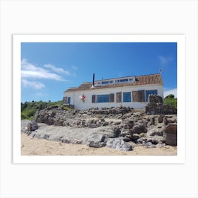 House On The Beach Art Print