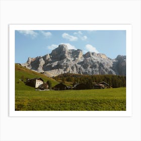 Dolomite Mountains Art Print