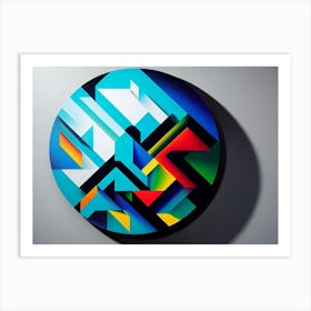 Abstract Geometric Painting Art Print