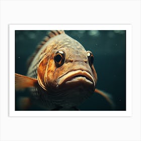 Fish In Water Art Print