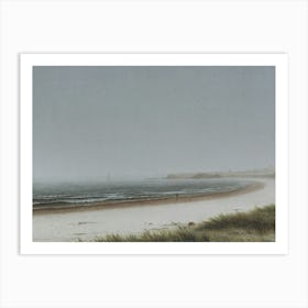 Vintage Painting The Beach 2 Art Print