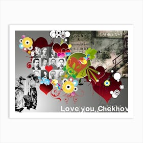 Love You, Chekhov Art Print