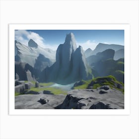 3d Background (2) Art Print