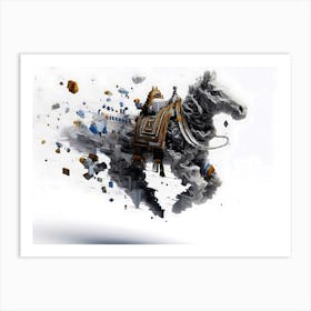 Creative Horse Beauty Illustration Nr 120 Art Print