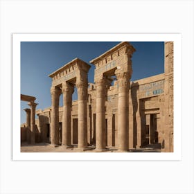 Egyptian Temple 1 Art Print