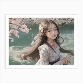 Asian Girl 4 Art Print