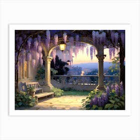 Wisteria 2 Art Print