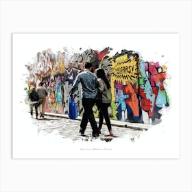 Hosier Lane, Melbourne, Victoria Art Print