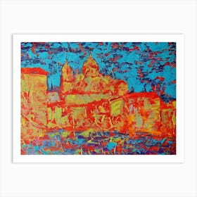 Abstract Cityscape Art Print