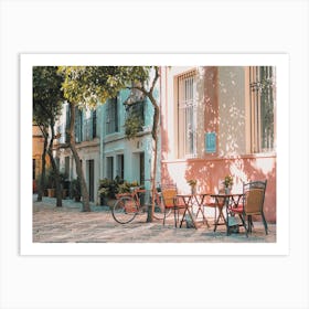 Cafe Patio Art Print