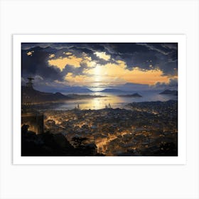 City At Night Art Print