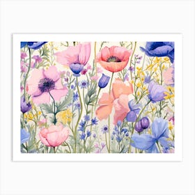 Wild Flowers Art Print