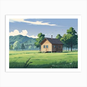 House In The Countryside 10 Art Print