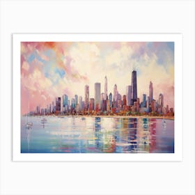 Chicago Skyline 1 Art Print