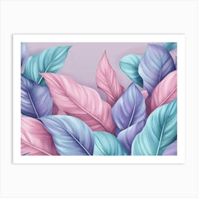 Exotic Seamless Border, Pattern Background Texture 1 Art Print