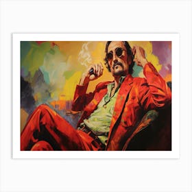 The Man With The Cigar 3 Art Print