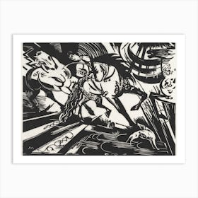 The Riding School (1913), Franz Marc Art Print