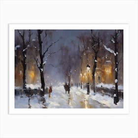 City At Night Art Print