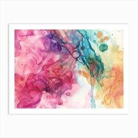 Abstract Watercolor Painting Art Print