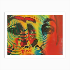 'The Face Of A Woman' 7 Art Print