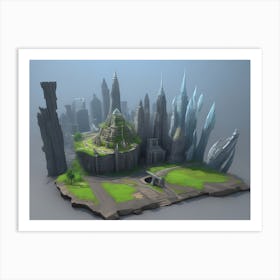 3d Background (105) Art Print