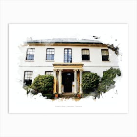 Franklin House, Launceston, Tasmania Art Print