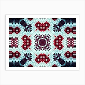 Modern Art Red And Blue 1 Art Print