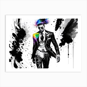 Rainbow Man Art Print