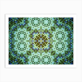 Green Pattern Art Print