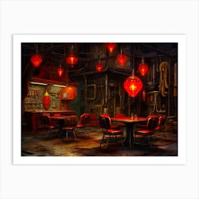 Steampunk Bar Art Print