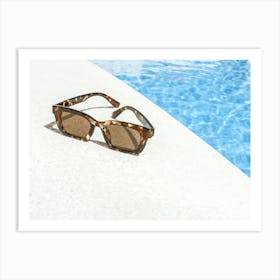 Sun Glasses Pool Travel Poster_2262141 Art Print