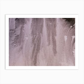 Abstract watercolor black paint background. 10 Art Print