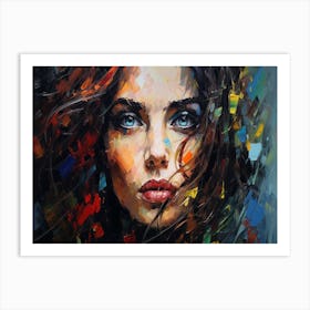 Portrait Of A Woman 14 Art Print