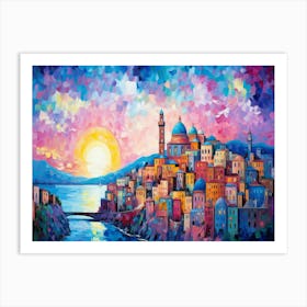 Sunset City Art Print